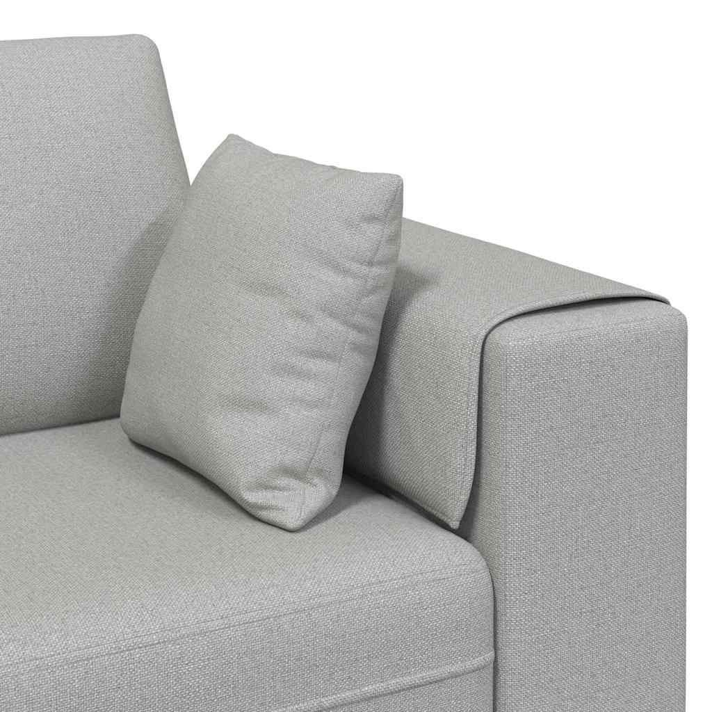 Bank Wolkengrijs 250 x 77 x 76 cm Stof