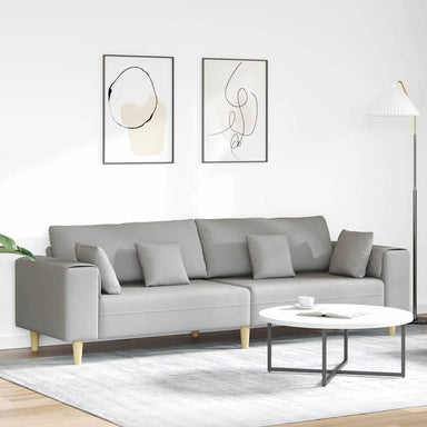 Bank Wolkengrijs 250 x 77 x 76 cm Stof