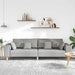 Bank Wolkengrijs 250 x 77 x 76 cm Stof
