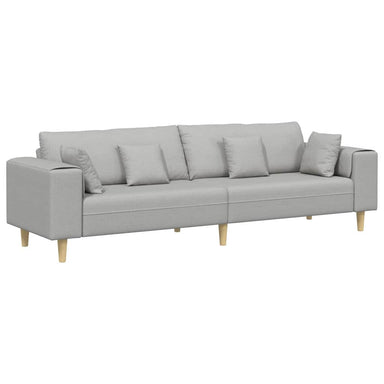 Bank Wolkengrijs 250 x 77 x 76 cm Stof