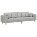 Bank Wolkengrijs 250 x 77 x 76 cm Stof