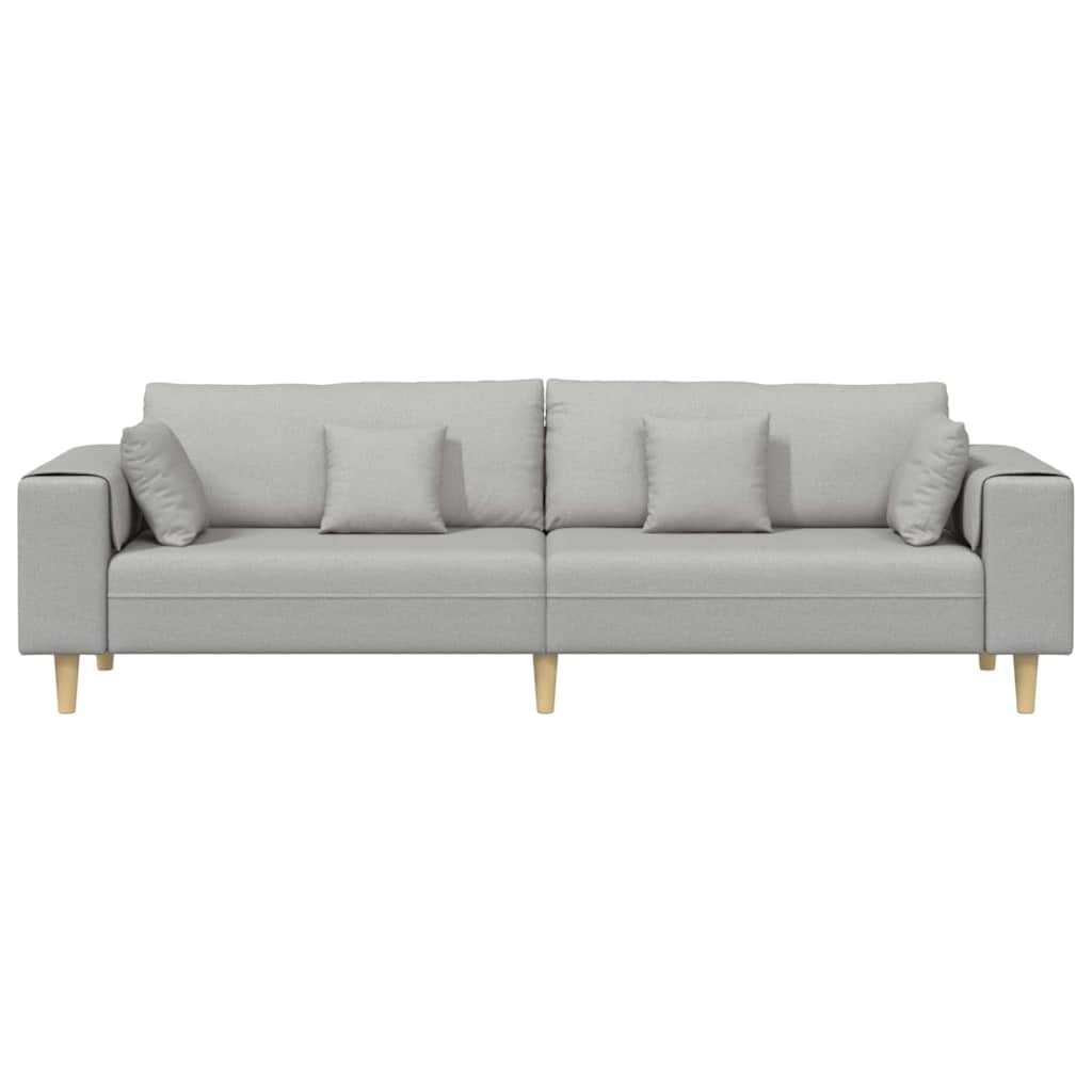 Bank Wolkengrijs 250 x 77 x 76 cm Stof