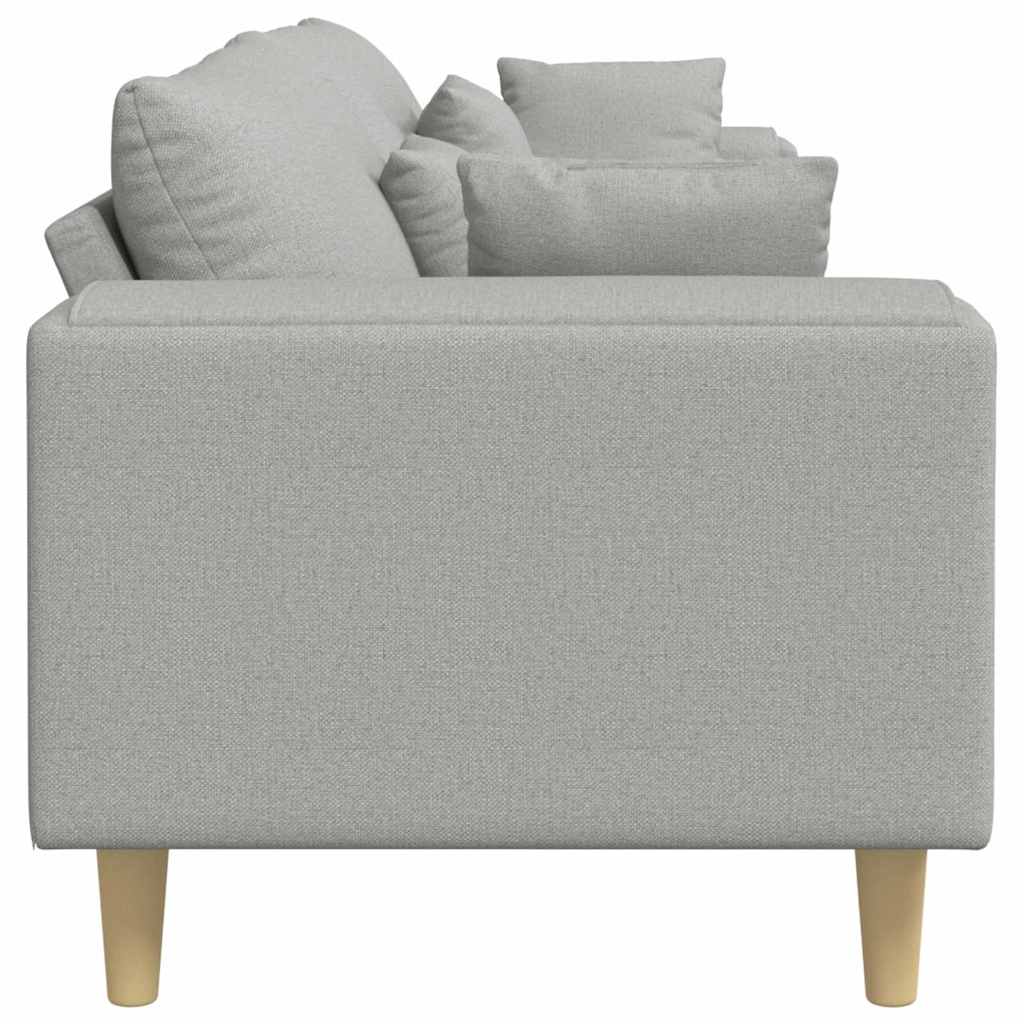Bank Wolkengrijs 250 x 77 x 76 cm Stof