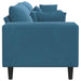 Bank Blauw 250 x 77 x 76 cm Fluweel