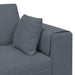 Bank Donkergrijs 250 x 77 x 76 cm Fluweel