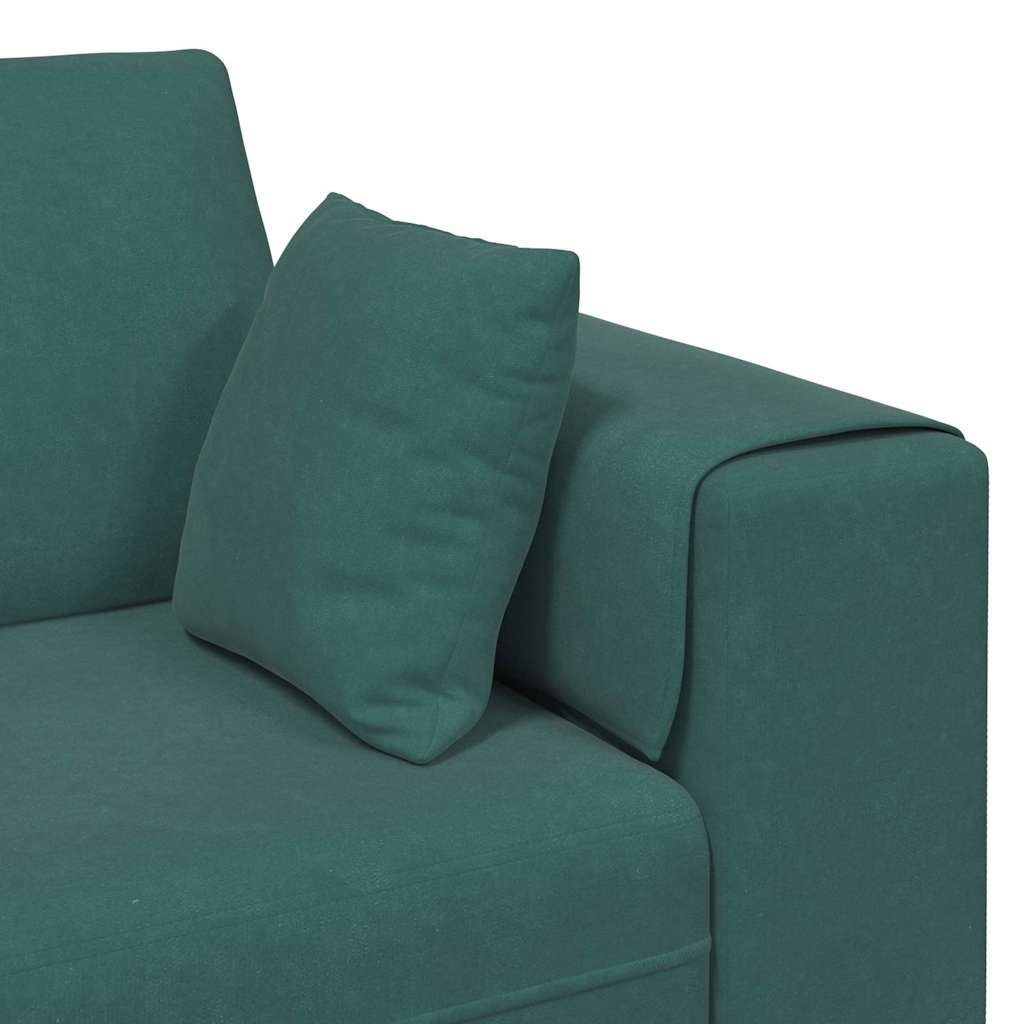 Bank Donkergroen 250 x 77 x 76 cm Fluweel