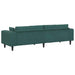 Bank Donkergroen 250 x 77 x 76 cm Fluweel