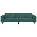 Bank Donkergroen 250 x 77 x 76 cm Fluweel