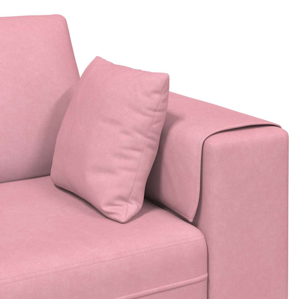 Bank Roze 250 x 77 x 76 cm Fluweel