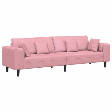 Bank Roze 250 x 77 x 76 cm Fluweel