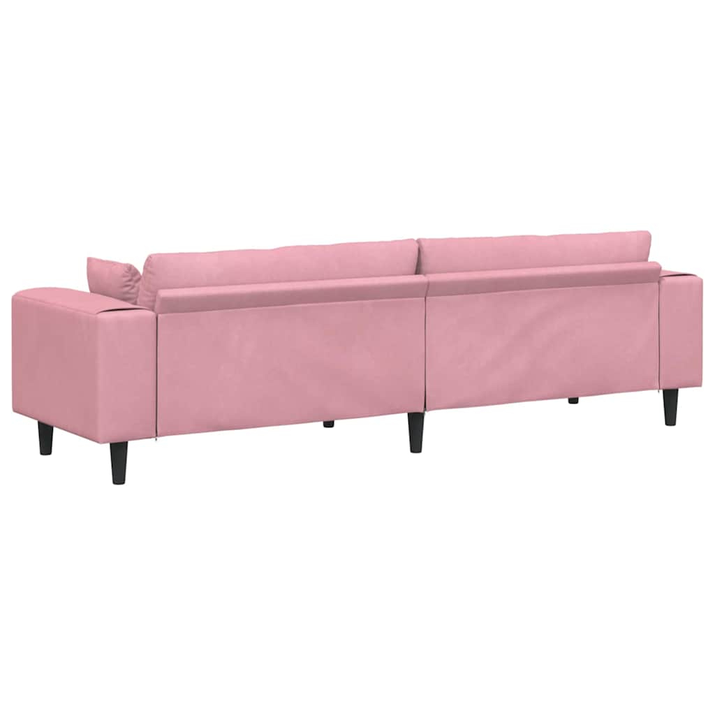 Bank Roze 250 x 77 x 76 cm Fluweel