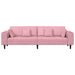 Bank Roze 250 x 77 x 76 cm Fluweel