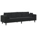 Bank Zwart 250 x 77 x 76 cm Fluweel