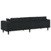 Bank Zwart 250 x 77 x 76 cm Fluweel