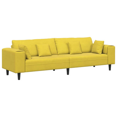 Bank Geel 250 x 77 x 76 cm Fluweel