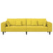 Bank Geel 250 x 77 x 76 cm Fluweel