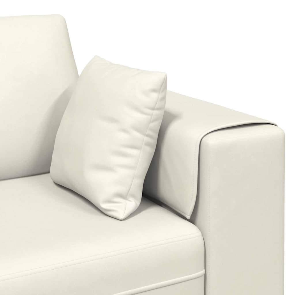 Bank Crème 250 x 77 x 76 cm Fluweel