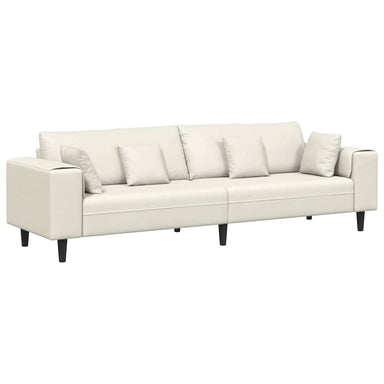 Bank Crème 250 x 77 x 76 cm Fluweel