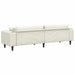 Bank Crème 250 x 77 x 76 cm Fluweel