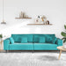 Bank Turquoise 250 x 77 x 76 cm Fluweel