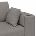 Bank 3 st Taupe Stof