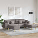 Bank 3 st Taupe Stof
