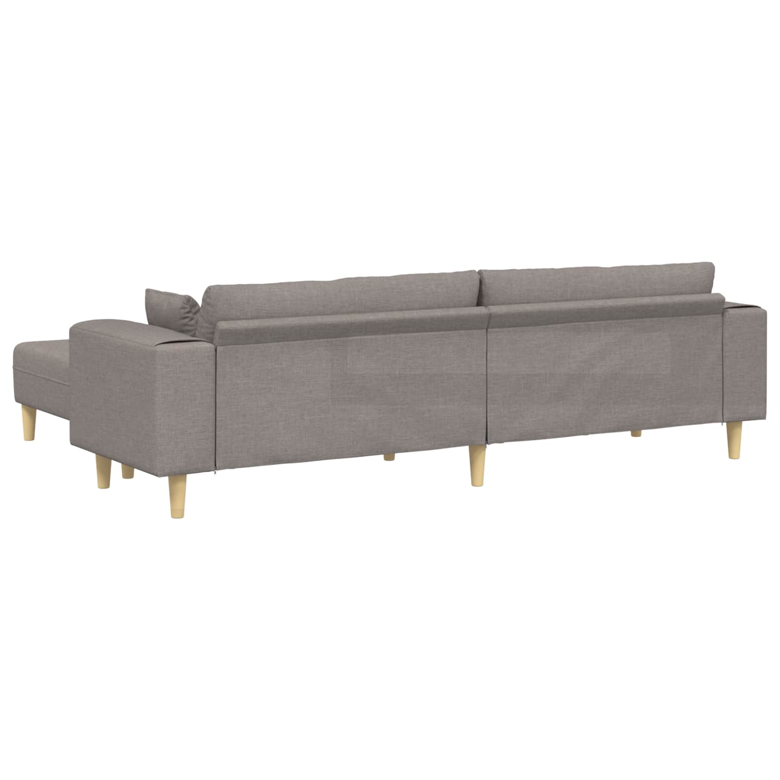 Bank 3 st Taupe Stof