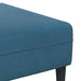 Bank 3 st Blauw Fluweel