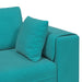 Bank 3 st Turquoise Fluweel