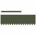 Tuinrand 30 st 100 x 0,05 x 30 cm Koudgewalst staal Olijf Groen