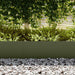 Tuinrand 50 st 100 x 0,05 x 30 cm Koudgewalst staal Olijf Groen