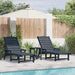 Ligstoel 2 st Polyetheen Marineblauw