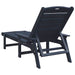 Ligstoel 2 st Polyetheen Marineblauw