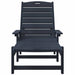 Ligstoel 2 st Polyetheen Marineblauw