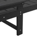 Ligstoel 2 st Polyetheen Zwart