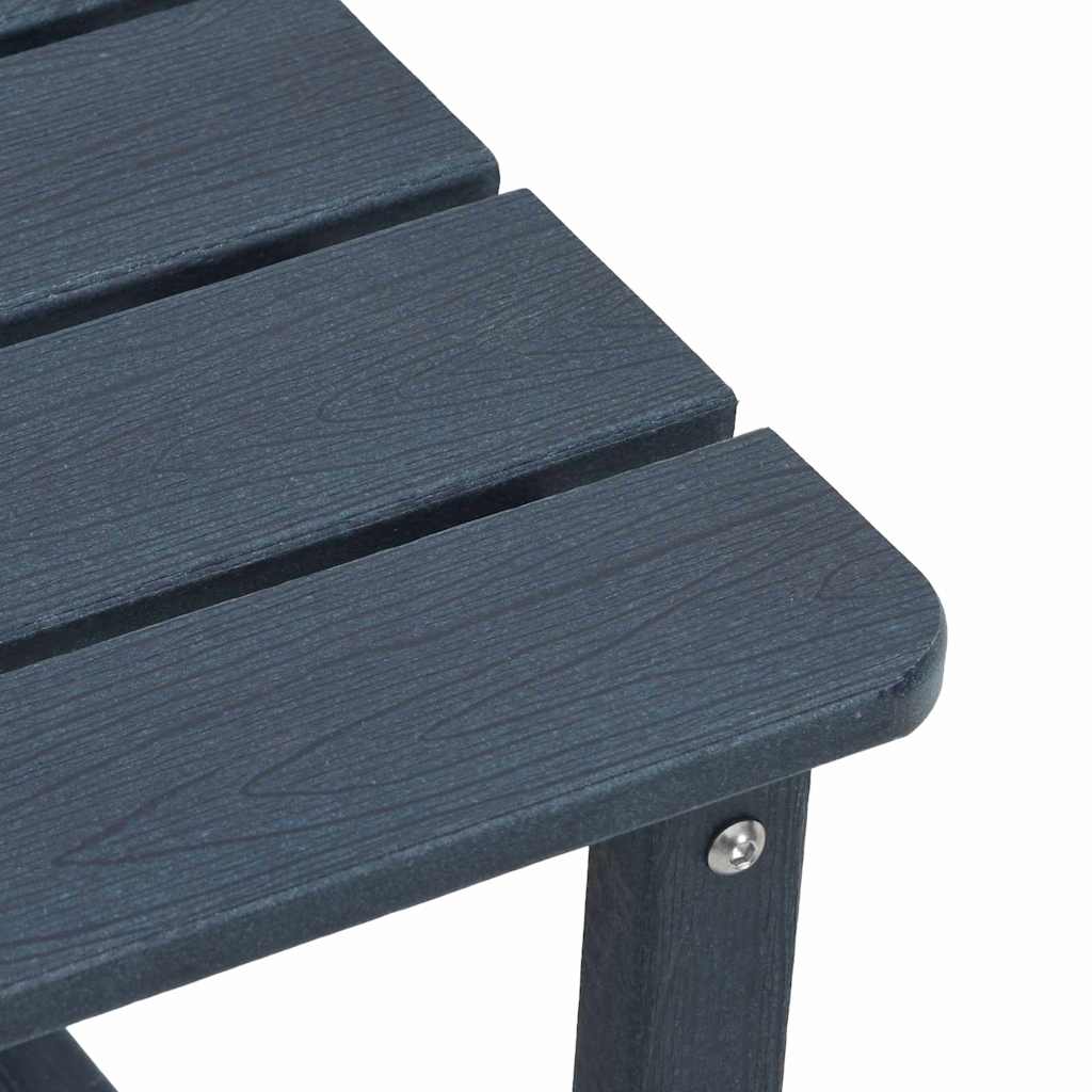 Ligstoel 3 st Polyetheen Marineblauw