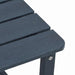 Ligstoel 3 st Polyetheen Marineblauw