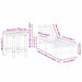 Ligstoel 3 st Polyetheen Marineblauw