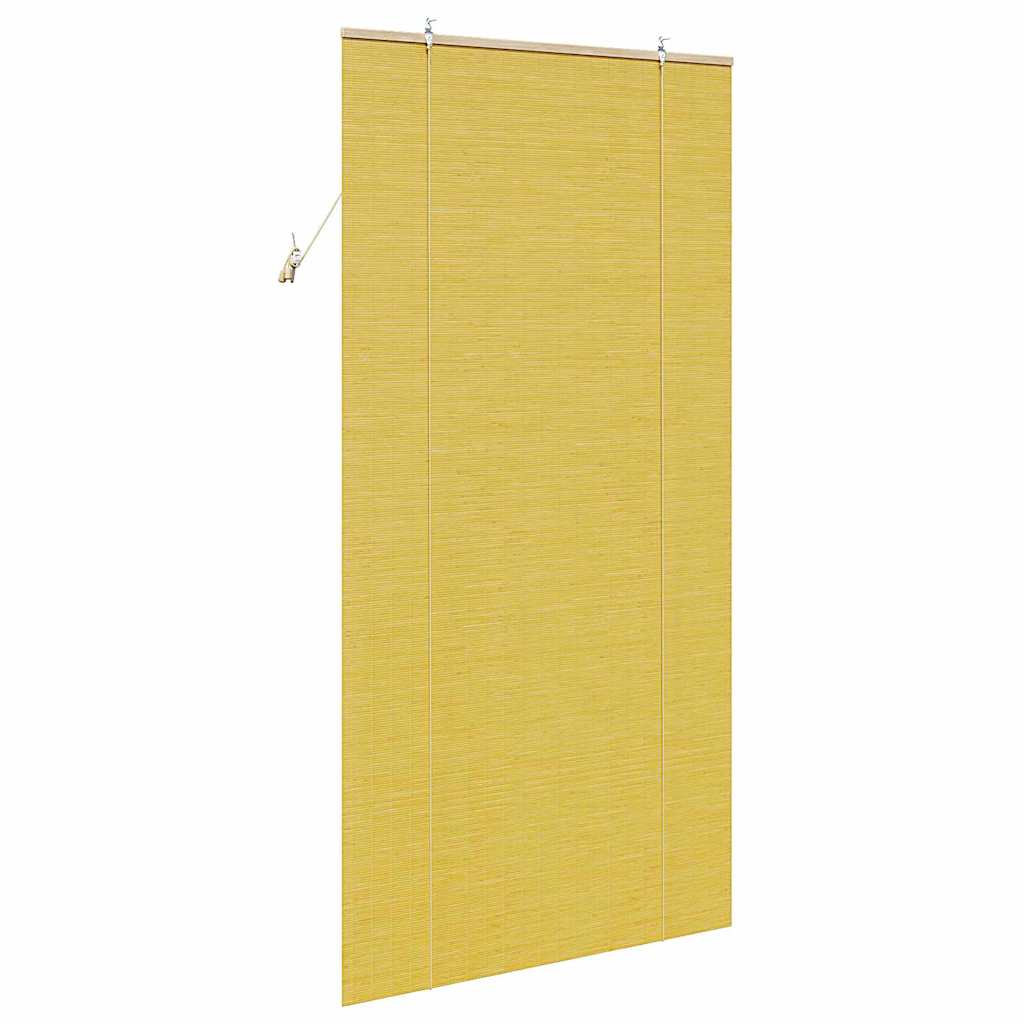 Rolgordijn Geel 110 x 220 cm Bamboe