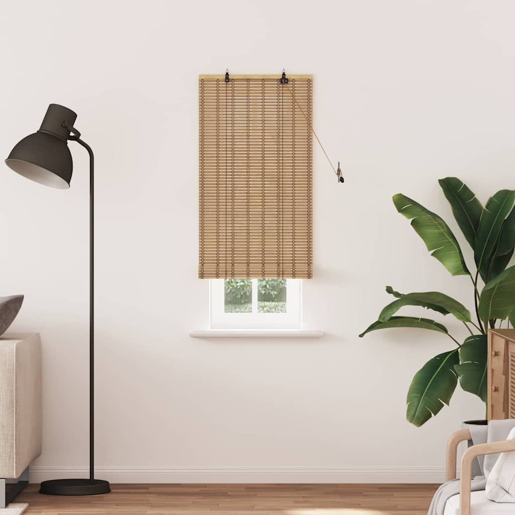 Rolgordijn Natuur 80 x 220 cm Bamboe