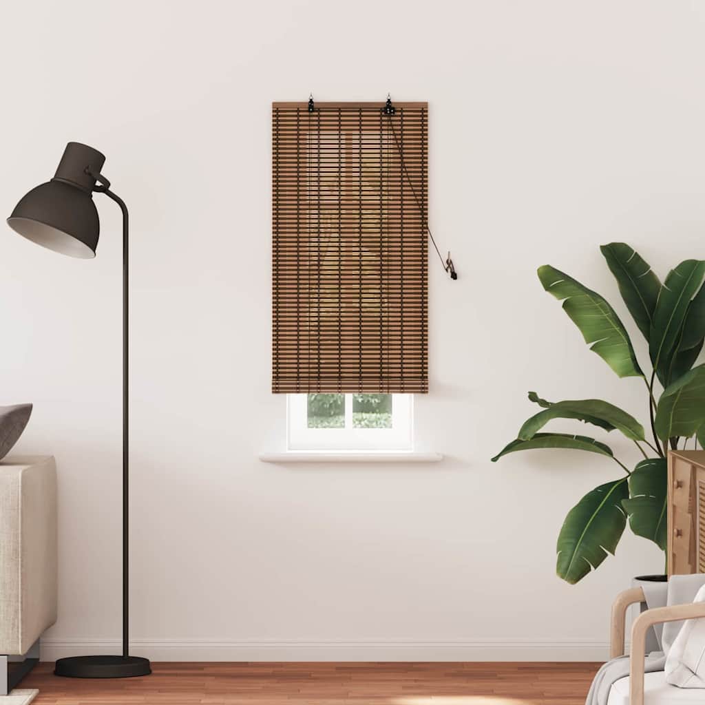 Rolgordijn Bruin 60 x 220 cm Bamboe
