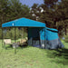 Camping Tent Set 2 st 4-persoons Blauw Taffeta en Stof
