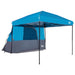 Camping Tent Set 2 st 4-persoons Blauw Taffeta en Stof