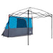 Camping Tent Set 2 st 4-persoons Blauw Taffeta en Stof