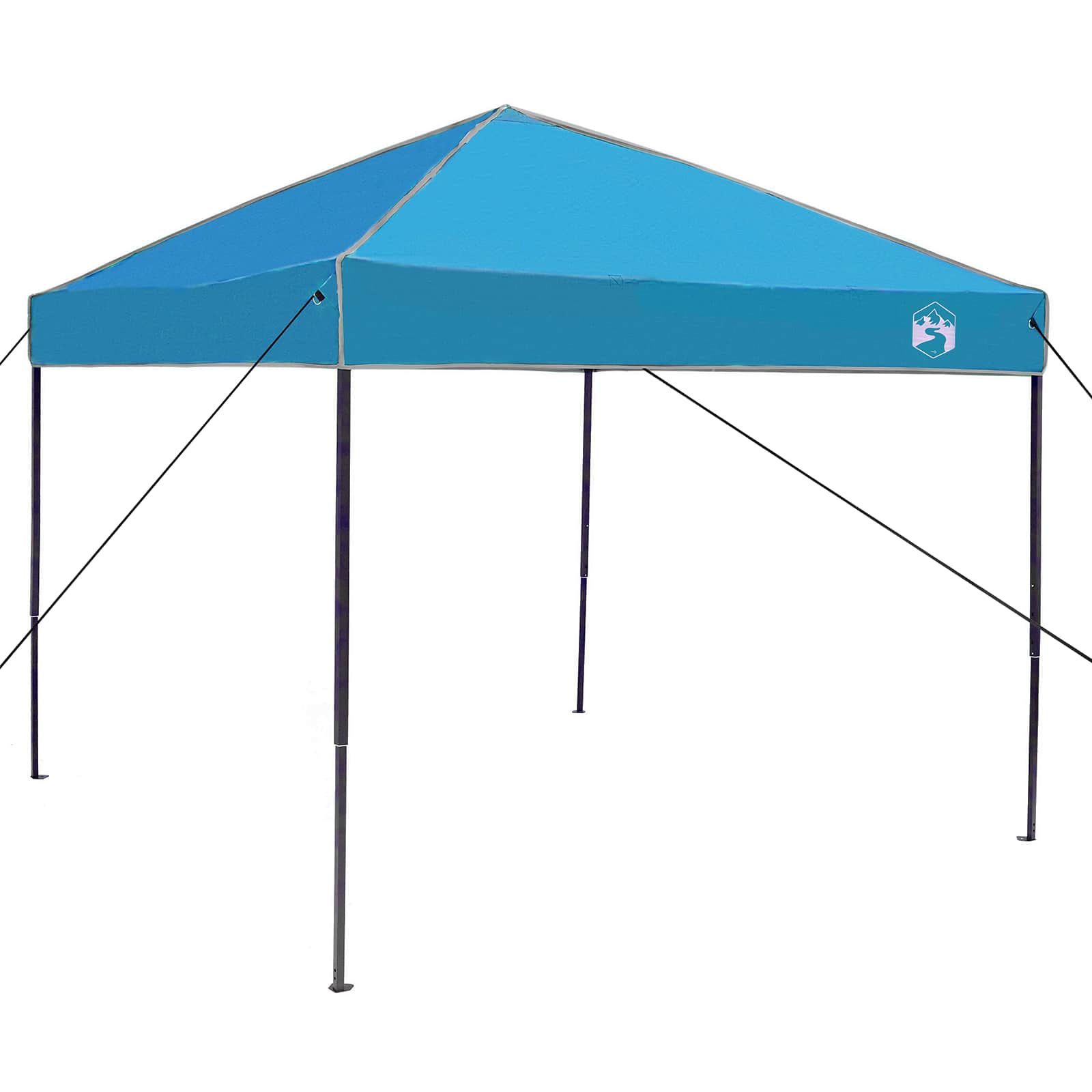 Camping Tent Set 2 st 6-persoons Blauw Taffeta en Stof