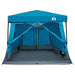 Camping Tent Set 2 st 5-persoons Blauw Taffeta en Stof
