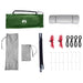 Camping Tent Set 2 st 4-persoons Groen Taffeta en Stof