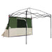 Camping Tent Set 2 st 4-persoons Groen Taffeta en Stof