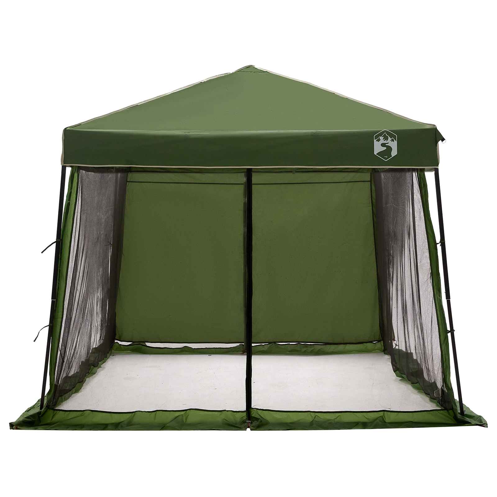 Camping Tent Set 2 st 6-persoons Groen Taffeta en Stof