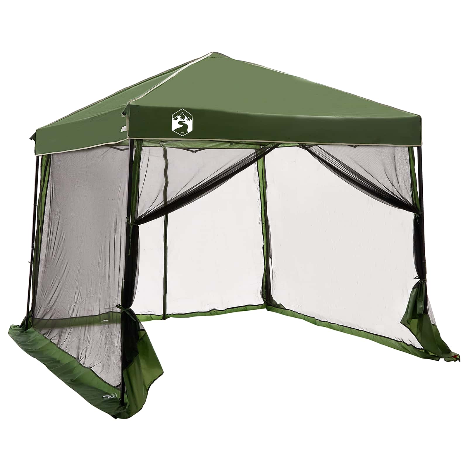 Camping Tent Set 2 st 6-persoons Groen Taffeta en Stof